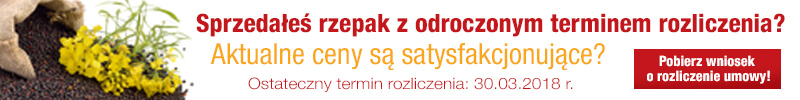 Rozliczenie skupu rzepaku