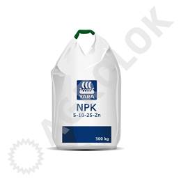 Yara NPK 5-10-25+7 S +0,1Zn 500kg Yara NPK 5-10-25+7 S +0,1Zn 500kg